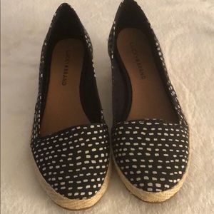 NWOT Lucky Brand Wedges. Size 8.